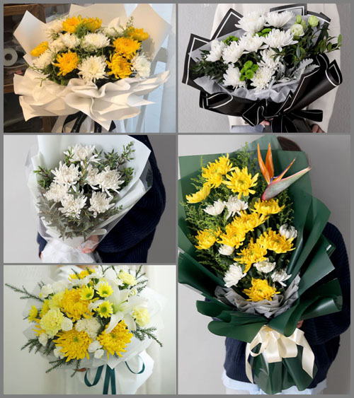 西藏那曲比如县白事花束代送